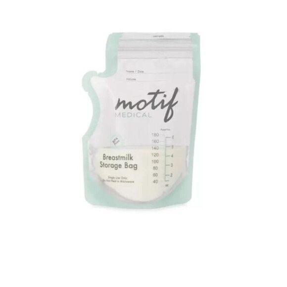 Motif Medical Breast Milk Storage Bags 8oz single use - 100 count each - Picture 3 of 4